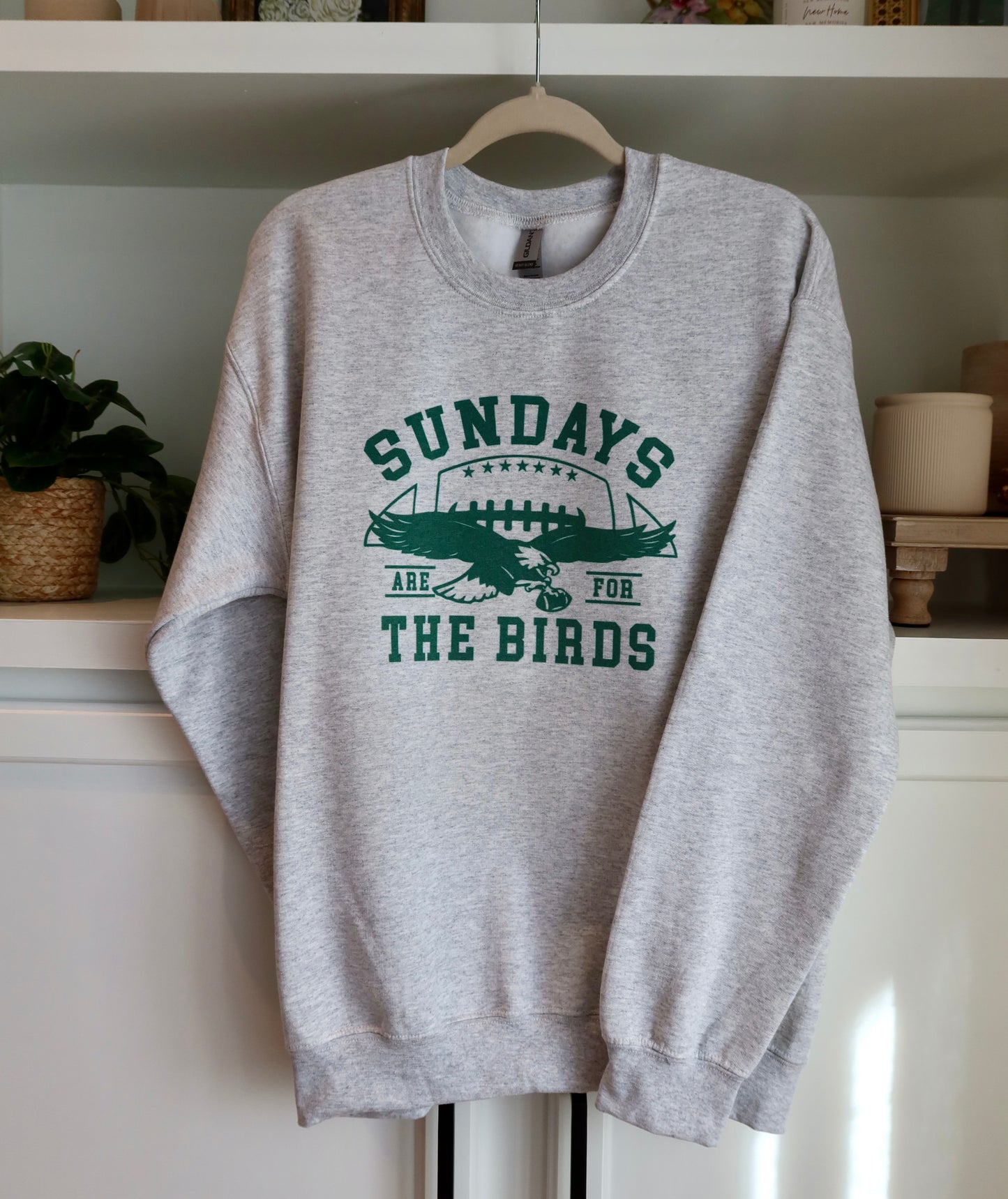 Football Sundays Crewneck- Gray
