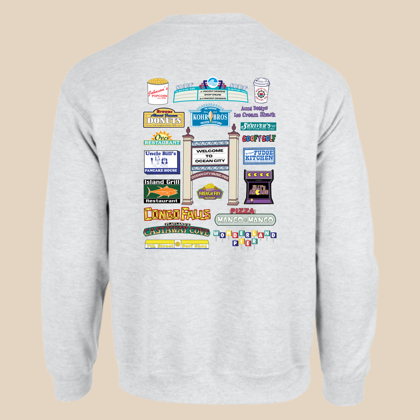 Ocean City Crewneck