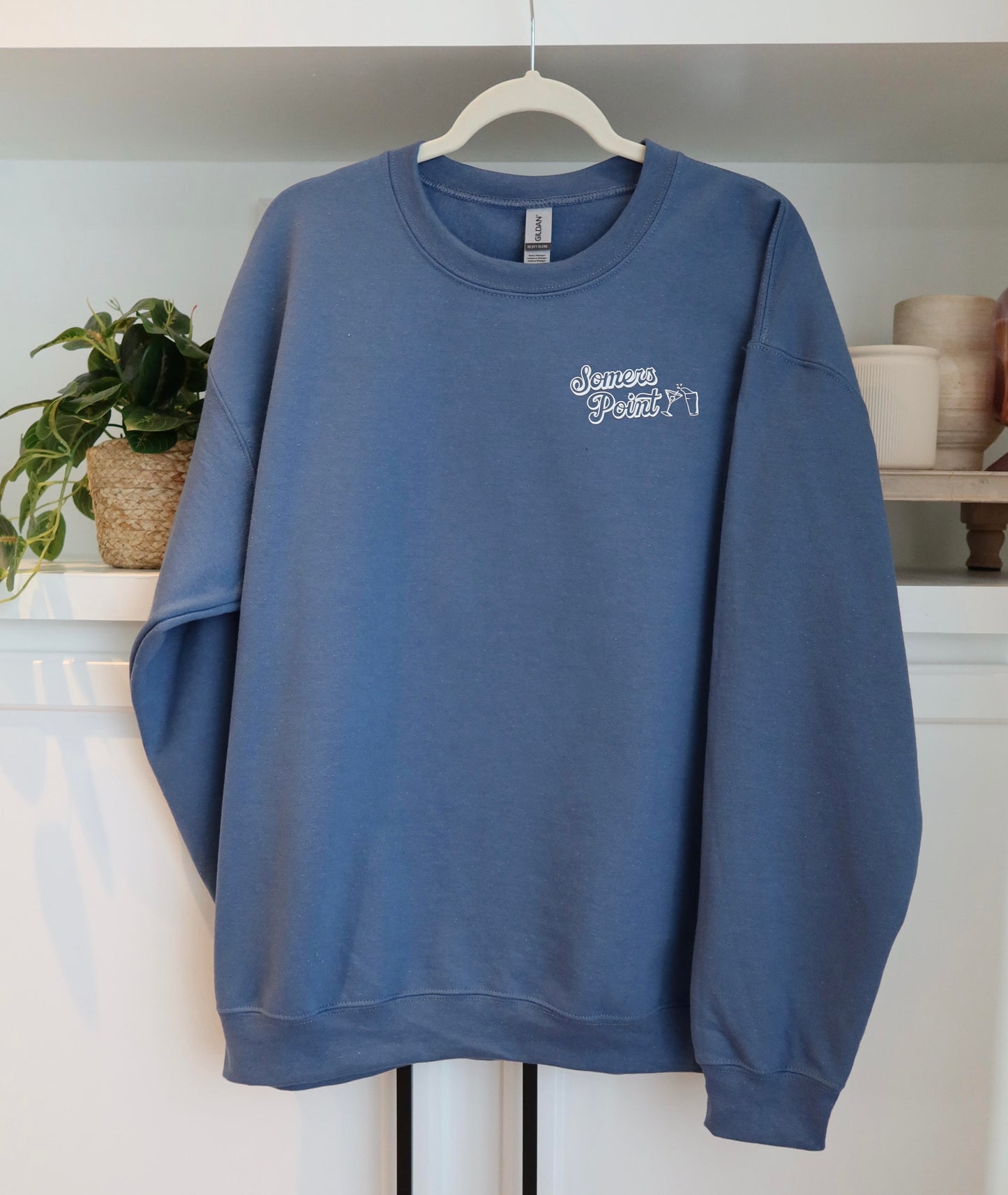 Somers Point Crewneck- Blue