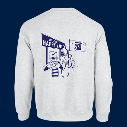 Happy Valley Crewneck- Gray