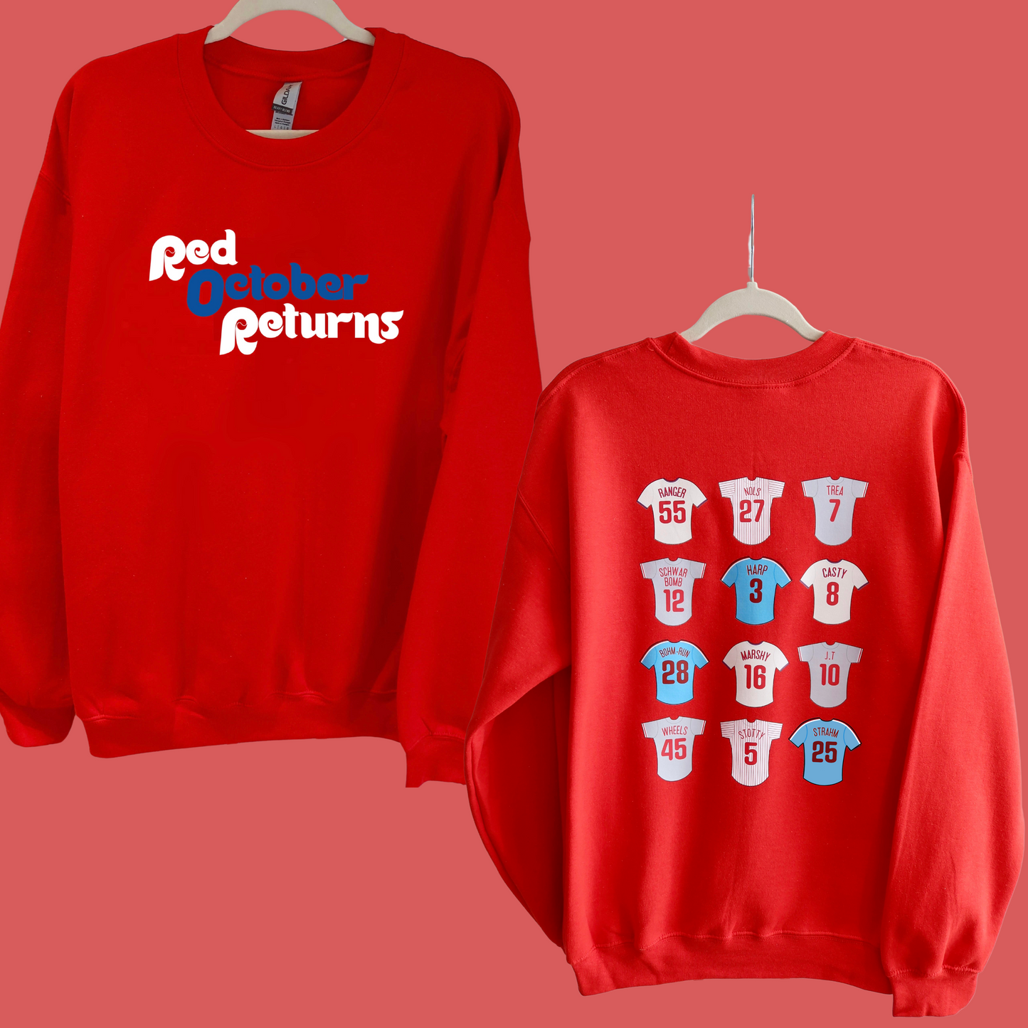 Red October Crewneck- Red